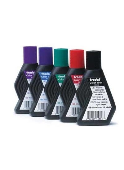 Trodat 7011 Black Stamp Ink 28 Ml 