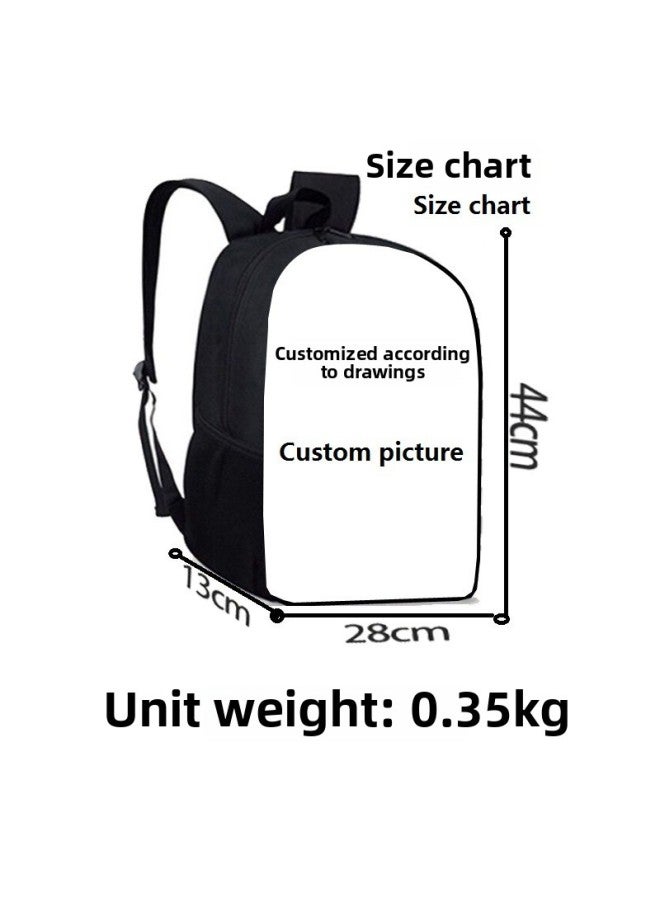 Picture Customized Schoolbag For Primary School Students Grade 1-6 Cartoon Burden Reduction Backpack For Adults Backpack For Kindergarten-Color:Men's Large - Image 4