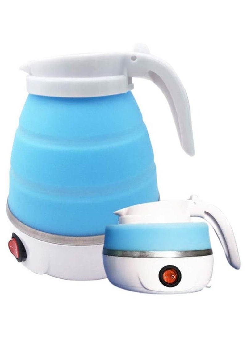 DubaiGallery Household Travel Folding Kettle 600Ml Electric Portable Boiling Pot 110V/220V Travel Water Boiler Kitchen Appliances Water Kettle  - Image 1