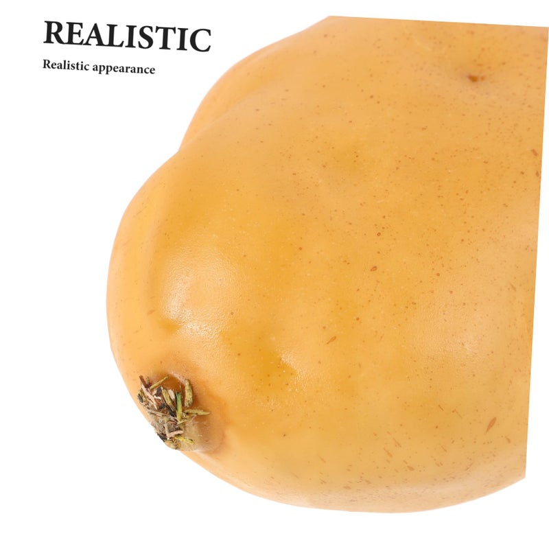 High Simulation Foam Potato Prop For Food Photography Display Lightweight Artificial Vegetable Decor - Image 4