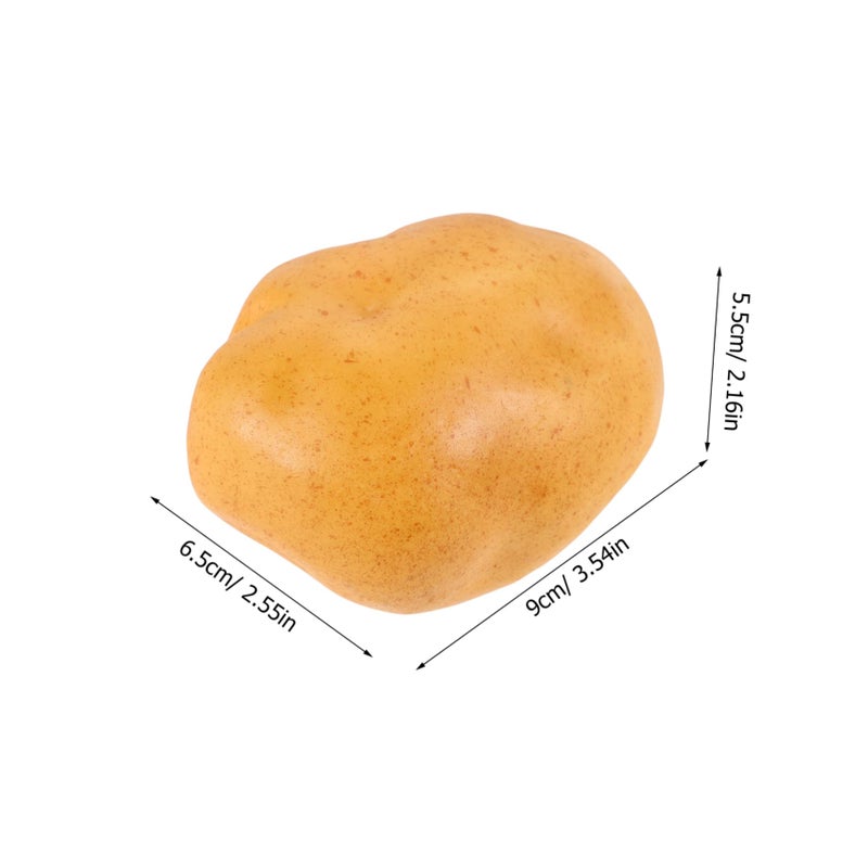 High Simulation Foam Potato Prop For Food Photography Display Lightweight Artificial Vegetable Decor - Image 3