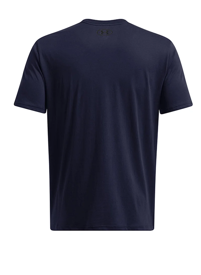 اندر ارمور Boxed Sports Logo T-shirt