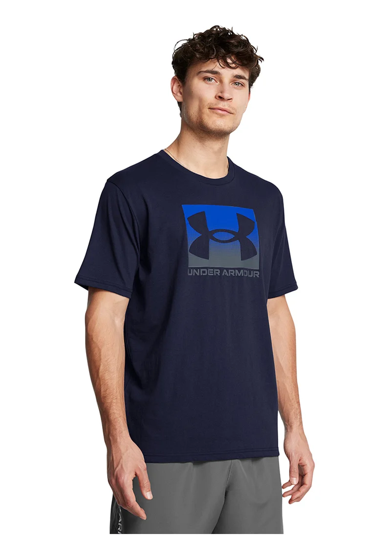 اندر ارمور Boxed Sports Logo T-shirt