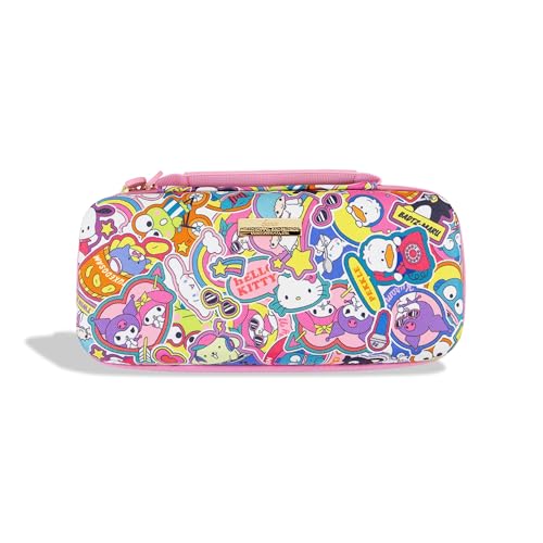 Sonix x Sanrio Carrying Case for Nintendo Switch 2 Switch 1 Lite OLED Protective Travel Case with Game Cartridge Storage Hello Kitty Friends Stickers - Image 1