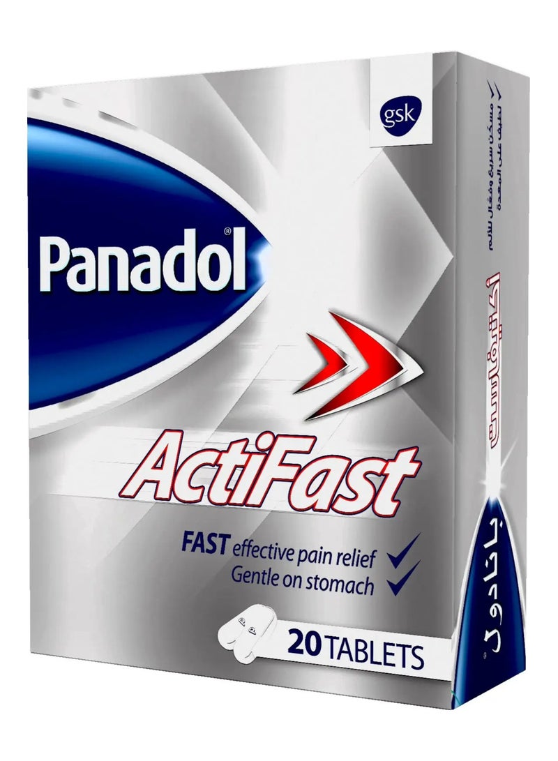 Panadol Actifast 500 mg 20 tablets - Image 3