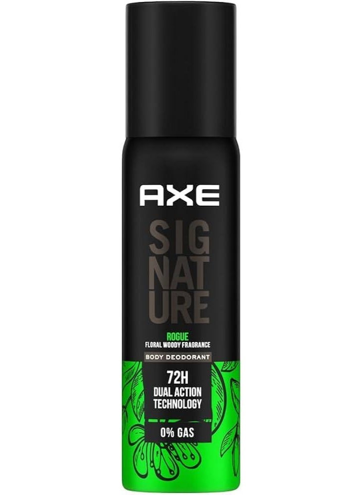 اكس براند مزيل عرق للجسم من آكس سيجنتشر روج، برائحة الزهور والخشب، يدوم 72 ساعة، 122 مل - Image 1