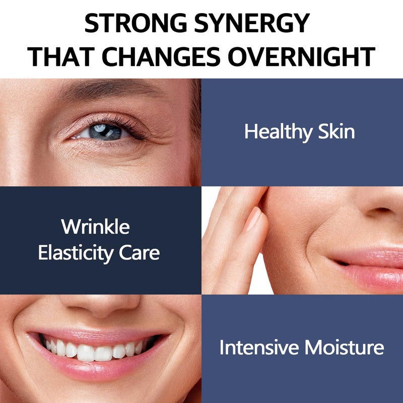 Fabyou كريم الليل ريتينول ببتيد خلايا جذعية 1.69 أونصة سائلة – خلايا جذعية نباتية لمكافحة الشيخوخة، إصلاح البشرة، تغذية، العناية بالبشرة الكورية لاستعادة الوجه أثناء الليل مع تركيبة غير لزجة وغير سامة - Image 3