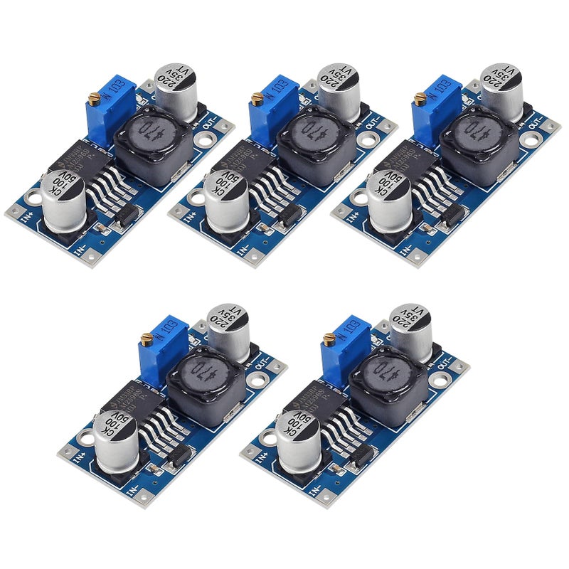 5 Pack LM2596 DC to DC Buck Converter 3040V to 1535V Power Supply Step Down Module