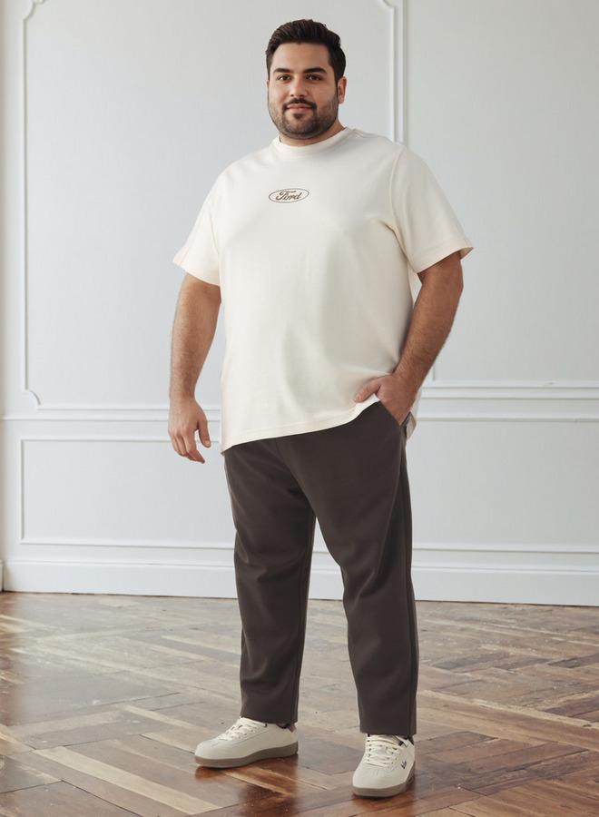 Maxim Men Regular Fit Crew Neck Short Sleeves Ford Bronco Print T-shirt - Image 1