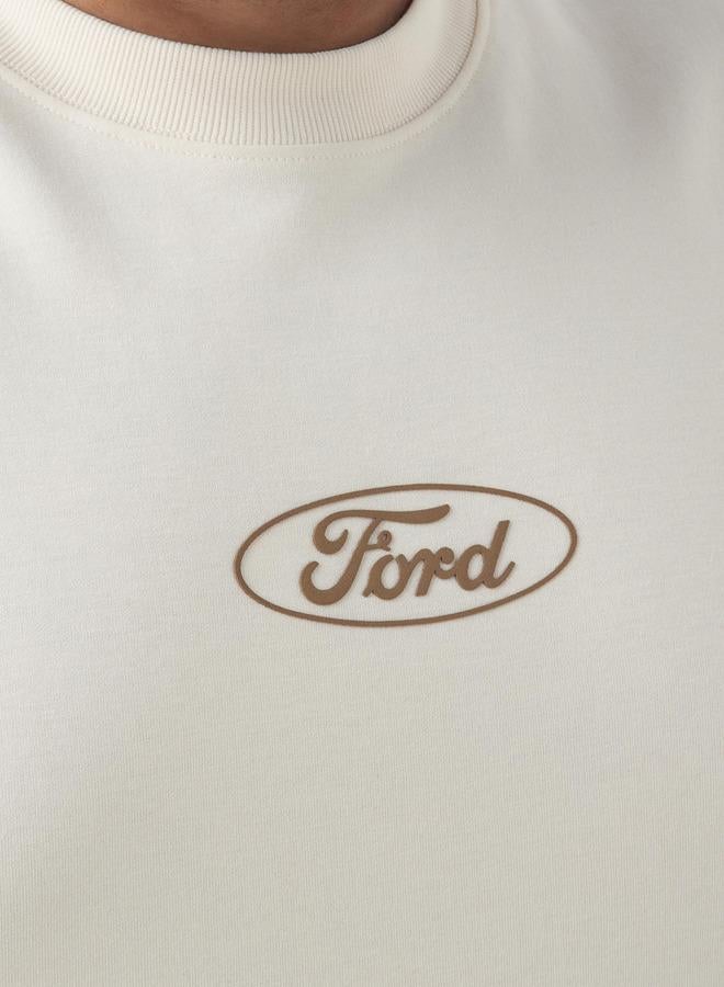 Maxim Men Regular Fit Crew Neck Short Sleeves Ford Bronco Print T shirt - Image 4