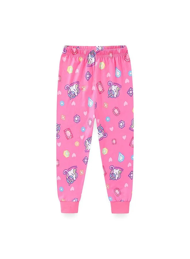 babyqlo Starry Night Unicorn Glow-in-the-Dark PJs for Girls