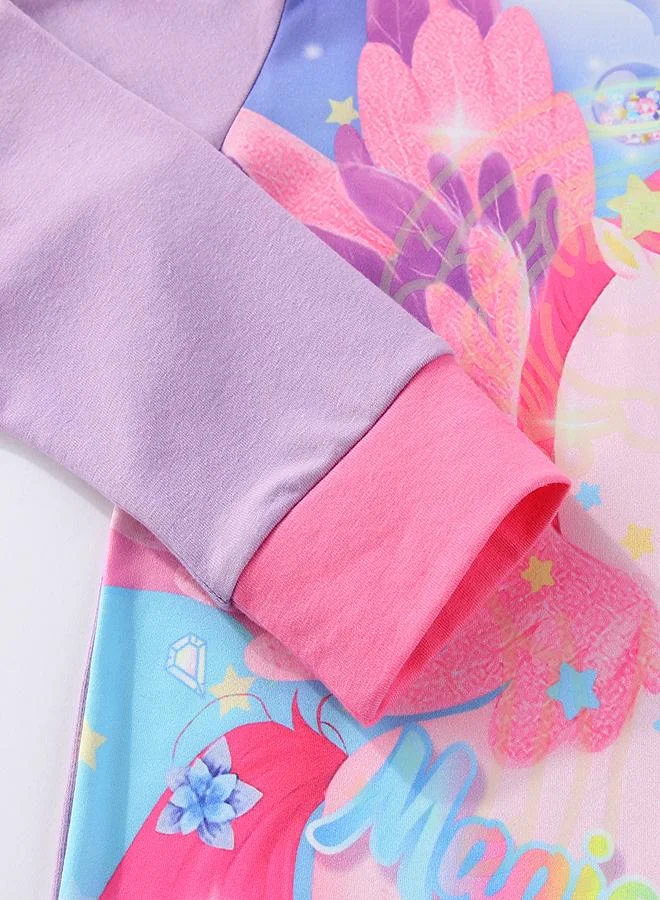 babyqlo Starry Night Unicorn Glow-in-the-Dark PJs for Girls