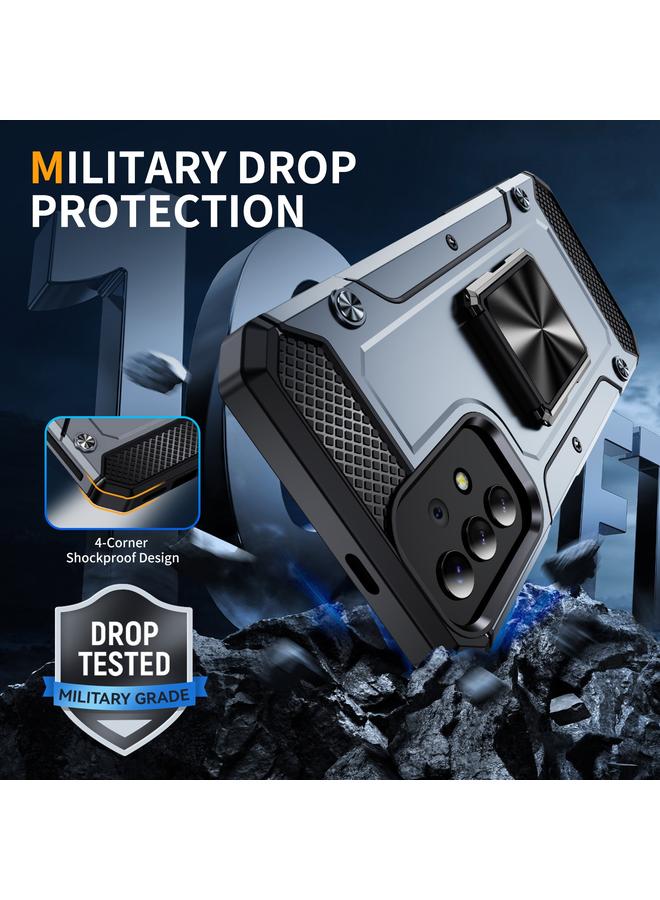 اس-توب جراب لهاتف Samsung Galaxy A13 4G جراب معدني مقاوم للصدمات - Image 2