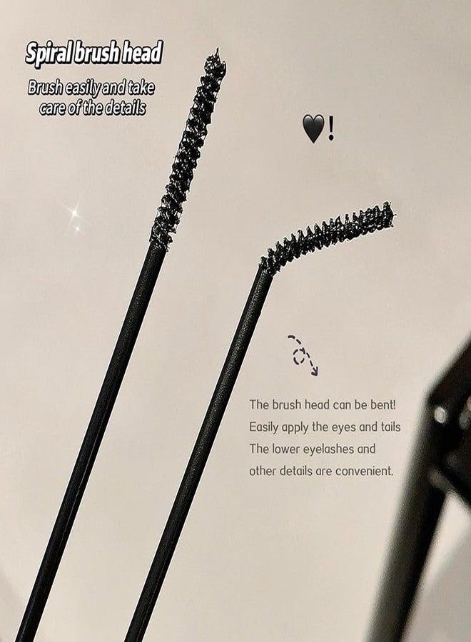 Gege Bear Mascara Slim And Long | Black Brown Color Options | Waterproof Smudge Proof | Teen Women Girls | Soft Bold Aesthetic | Lengthening Volumizing Mascara | Sensitive Eyes Safe | Non-Clumping Long Lasting (01#Black, 3g) - Image 5