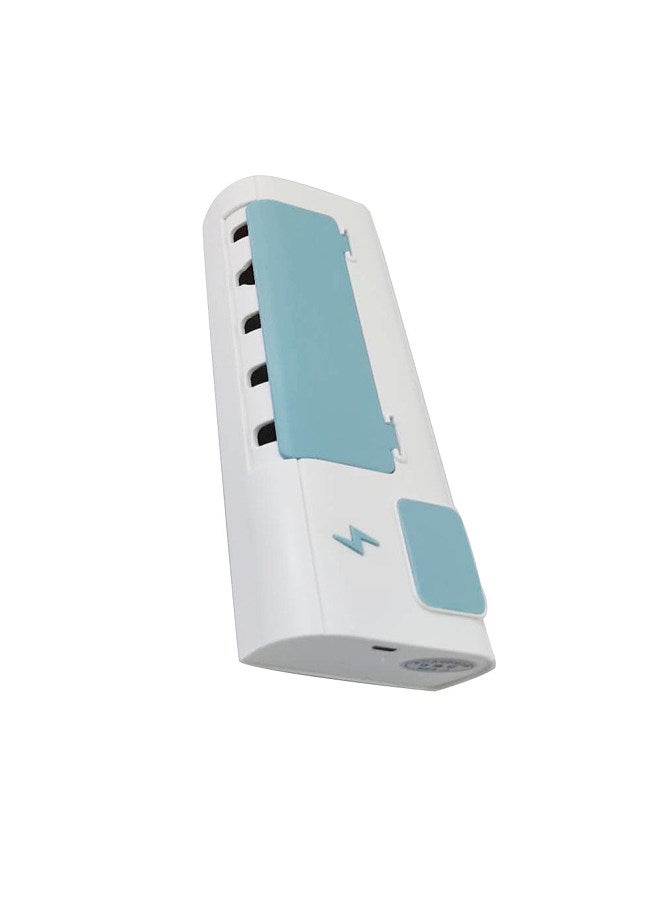 UV Toothbrush Sanitizer Toothbrush Holder Wall Mounted with Sterilizer and Timing USB Charging UV Toothbrush Organizer Cleaner 1500mAh for Ladies Family  - Image 3