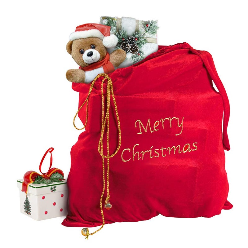 ReneeCho Santa Christmas Bag Gift Sack X-mas Accessories 30x35 inches Large Size - Image 5