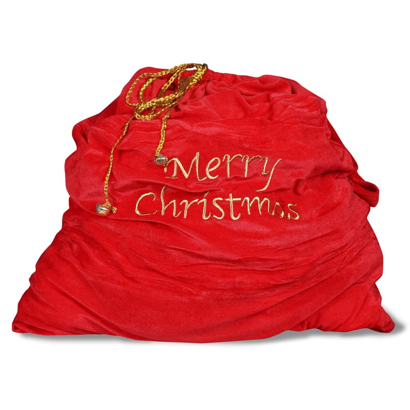 ReneeCho Santa Christmas Bag Gift Sack X-mas Accessories 30x35 inches Large Size - Image 2
