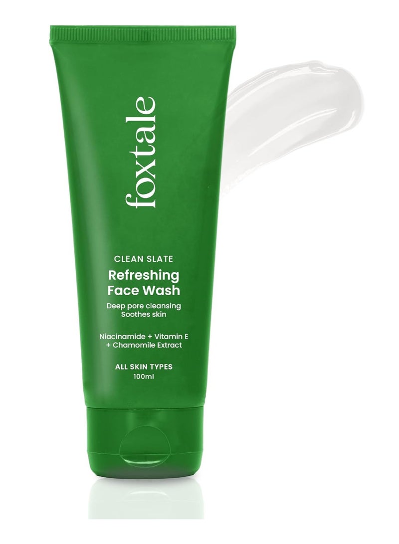 foxtale CLEAN SLATE REFRESHING FACE WASH 100m - Image 1