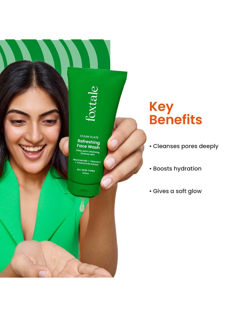 foxtale CLEAN SLATE REFRESHING FACE WASH 100m - Image 2