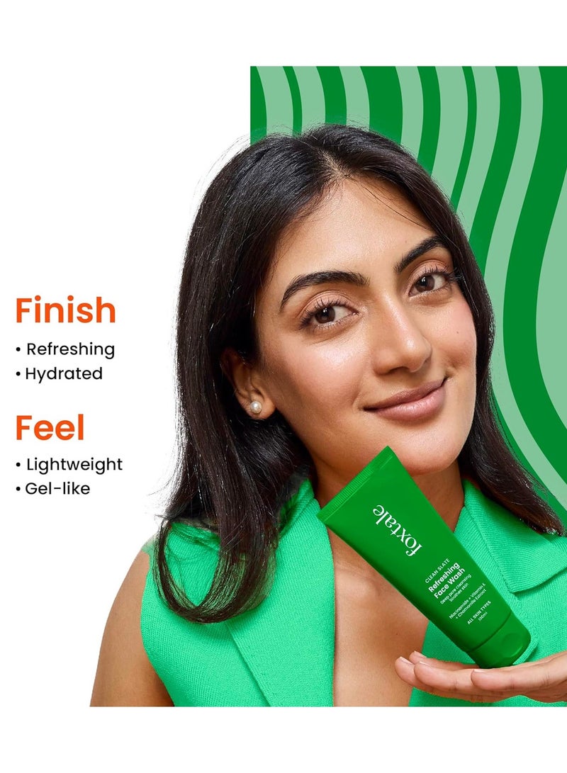 foxtale CLEAN SLATE REFRESHING FACE WASH 100m - Image 4