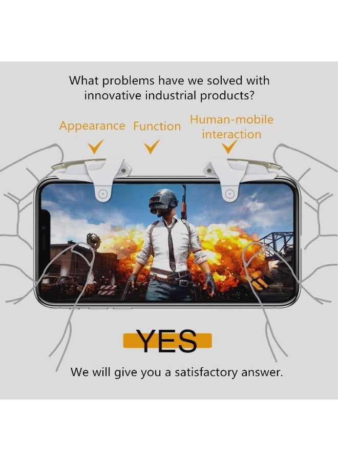 IWORM MIWORM PUBG Mobile Controller - Mobile Game Controller, Cellphone Game Trigger, Battle Royale Sensitive Shoot and Aim Gift for Kids (Mobile Game Controller E) - Image 3