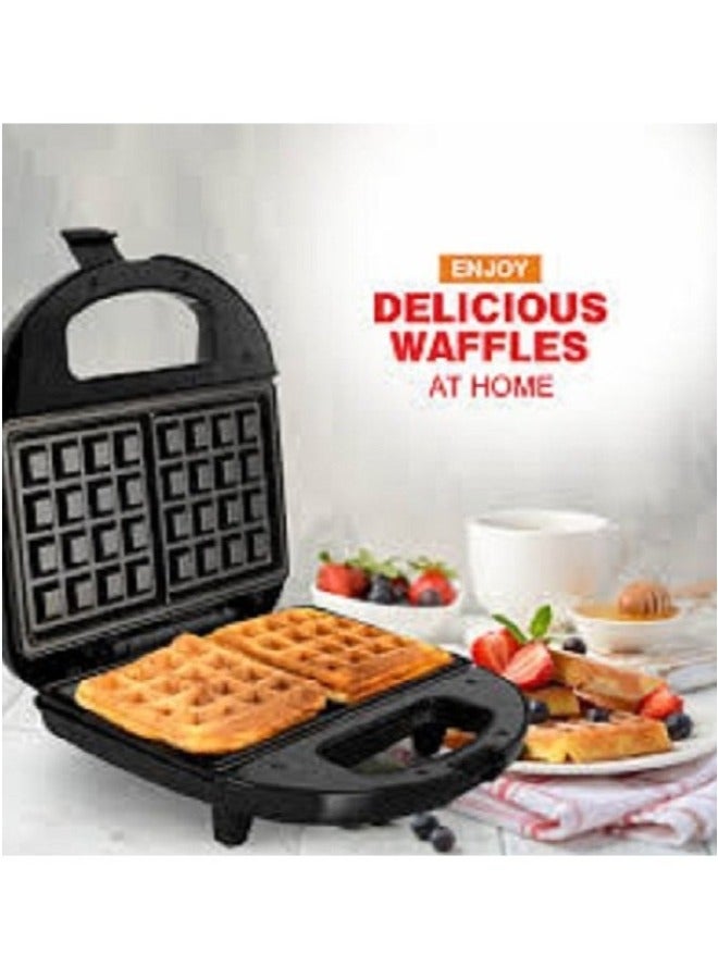 Sokany Waffle Maker, 800W, Black - SK-BBQ-137 - Image 3