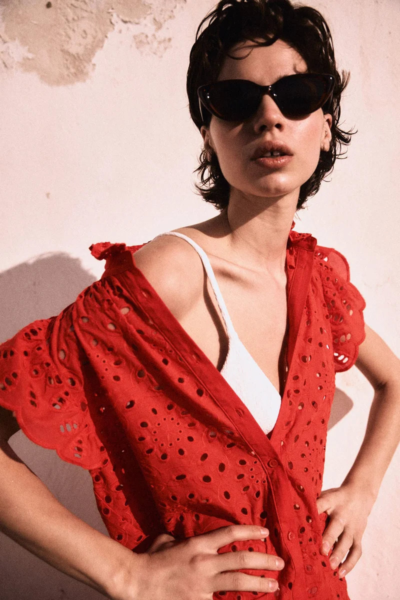 H&M Broderie anglaise dress