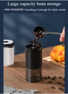 Coffee grinder, 2-in-1 electric and manual grinder, 6-level adjustable coarseness, USB rechargeable - with hand grinding kit - pzsku/ZAC0587770252AD8AF814Z/45/_/1729136498/aa25c044-a4b6-46cb-9d59-63d2bf74e0b8