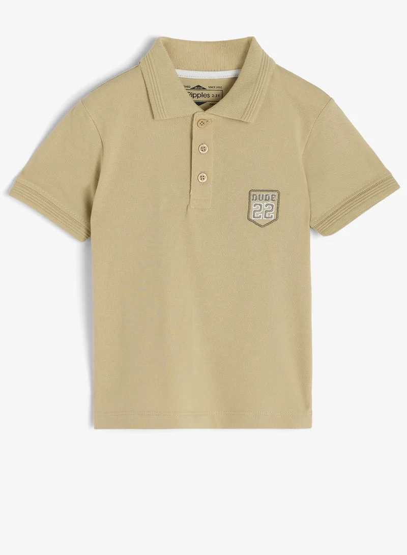 Ripples Boys Regular Fit Polo Tee