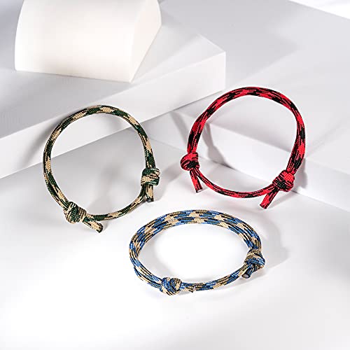 Jeka Valentines Day Gifts for Teens Teenagers, Braided Rope Woven Friendship Best Friends Surfer Bracelets for Men - Image 4