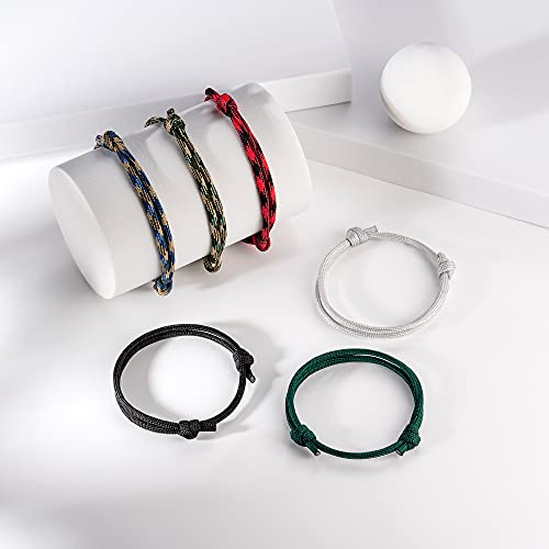 Jeka Valentines Day Gifts for Teens Teenagers, Braided Rope Woven Friendship Best Friends Surfer Bracelets for Men - Image 2