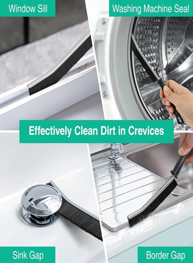 ASHMEN Gap Cleaning Brush with Long Handle | 3 in 1 Bottle Cleaner Brush | 2Pcs Non Scratch Wire Dish Cloth | Brush for Bottle Cleaning | Baby Bottle Cleaner Brush Tools for Home and Kitchen - Image 4