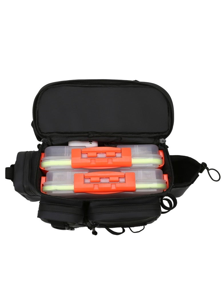 General Multifunctional Outdoor One Shoulder Crossbody Bag, Multifunctional Rod Bag Men's Shoulder Shoulder Crossbody Outdoor Bag Camouflage Tactical Fishing Bag  - Image 4