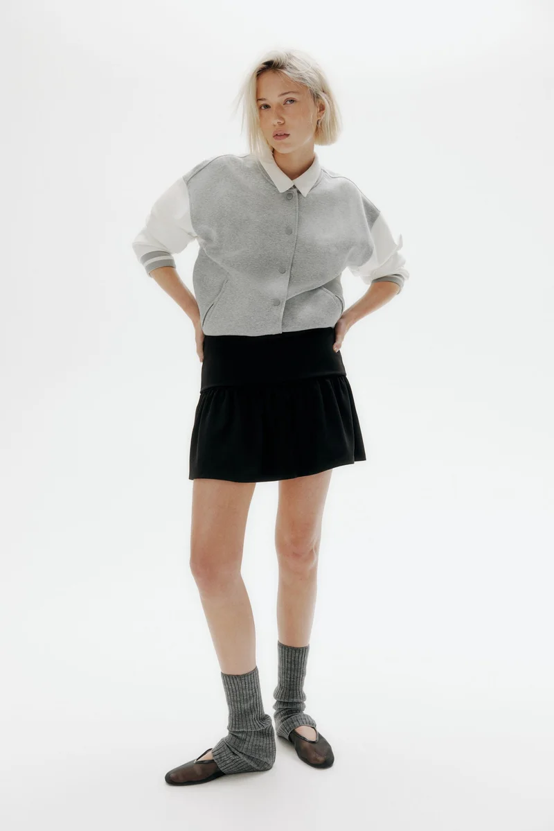 H&M Flared jersey skirt