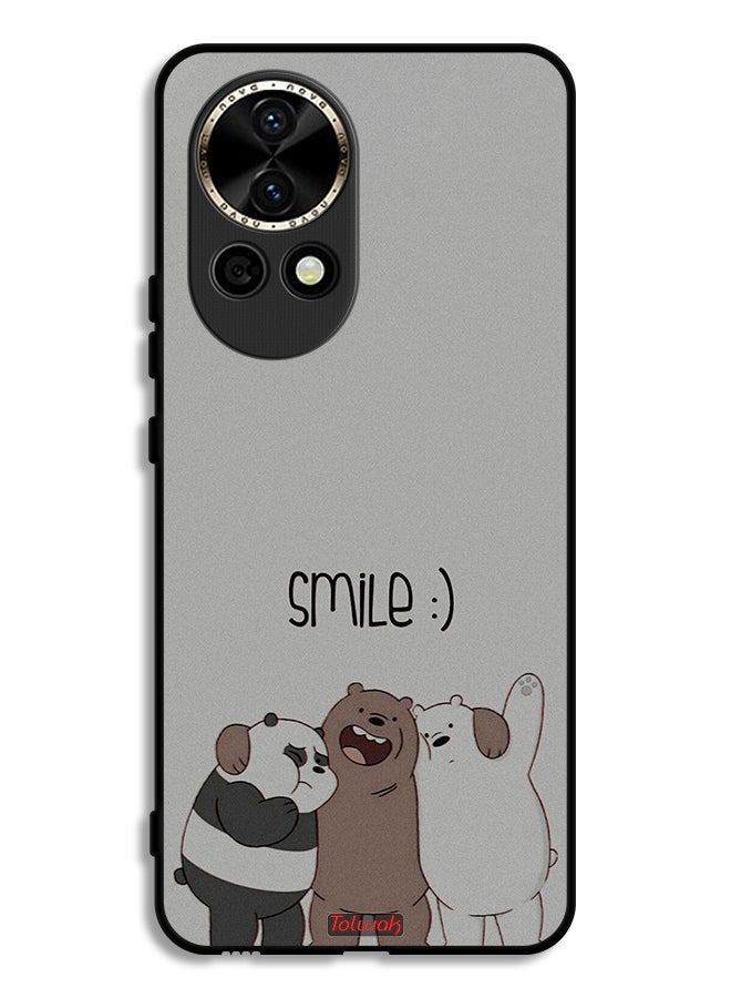 Tolwak Huawei nova 12 5G Protective Case Cover Friends Smile - Image 1