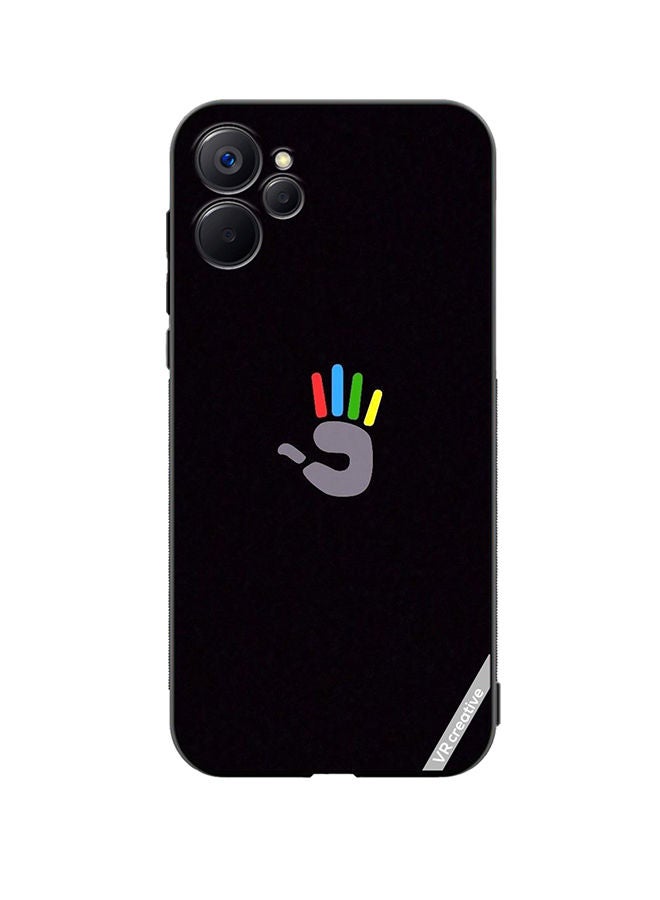 VR CREATIVE Protective Case Cover For Realme 9i 5G Colorful Hand Design Multicolour - Image 1