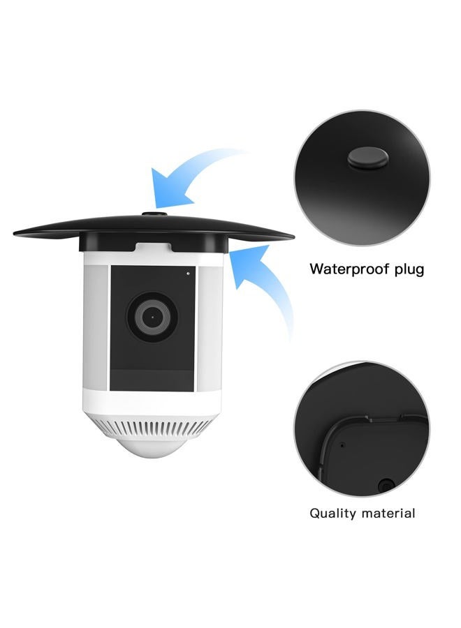 HOLACA Sun Rain Shade Camera Cover for Spotlight Camera Plus, Camera Shield Protective Case for Resistant UV, Easy to Install(Black) - Image 4