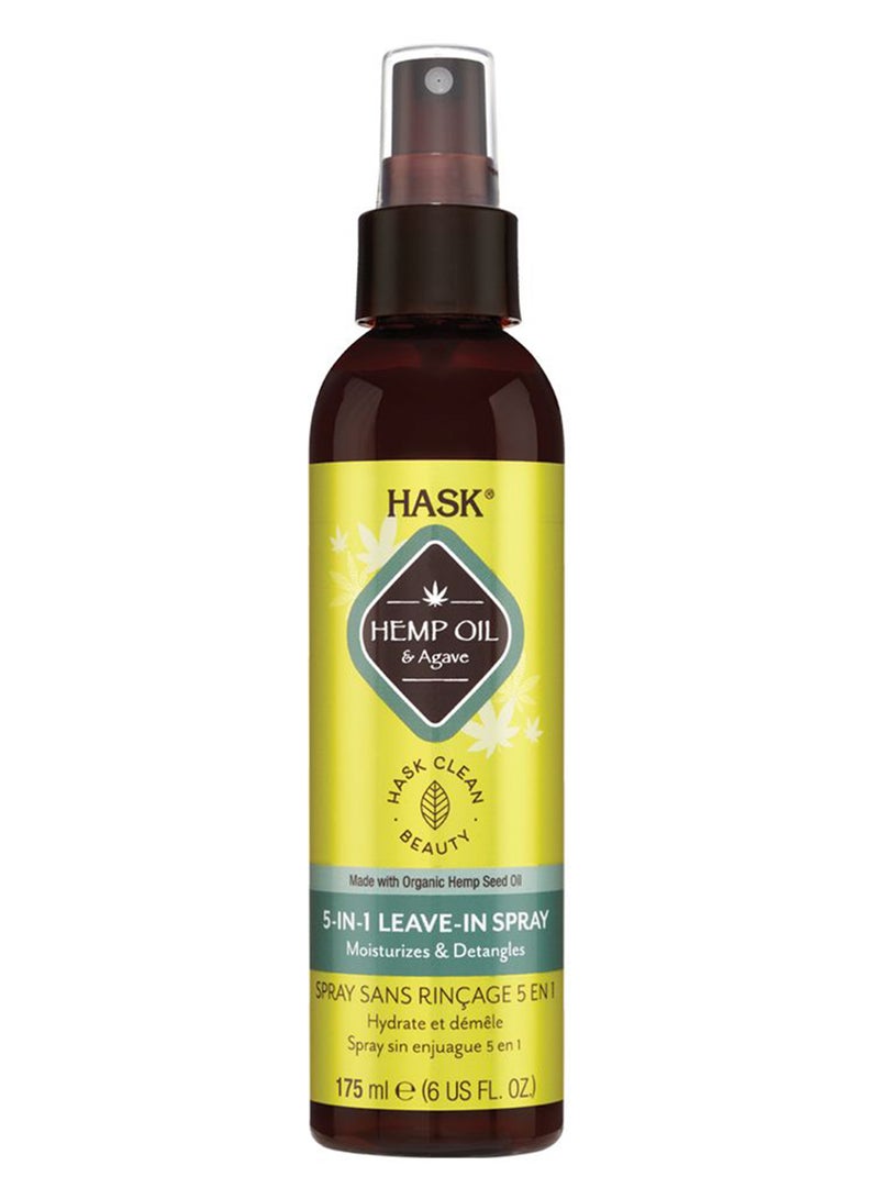 HASK Hemp Oil And Agave 5 In 1 Leave-In Spray 175 Ml - Image 1