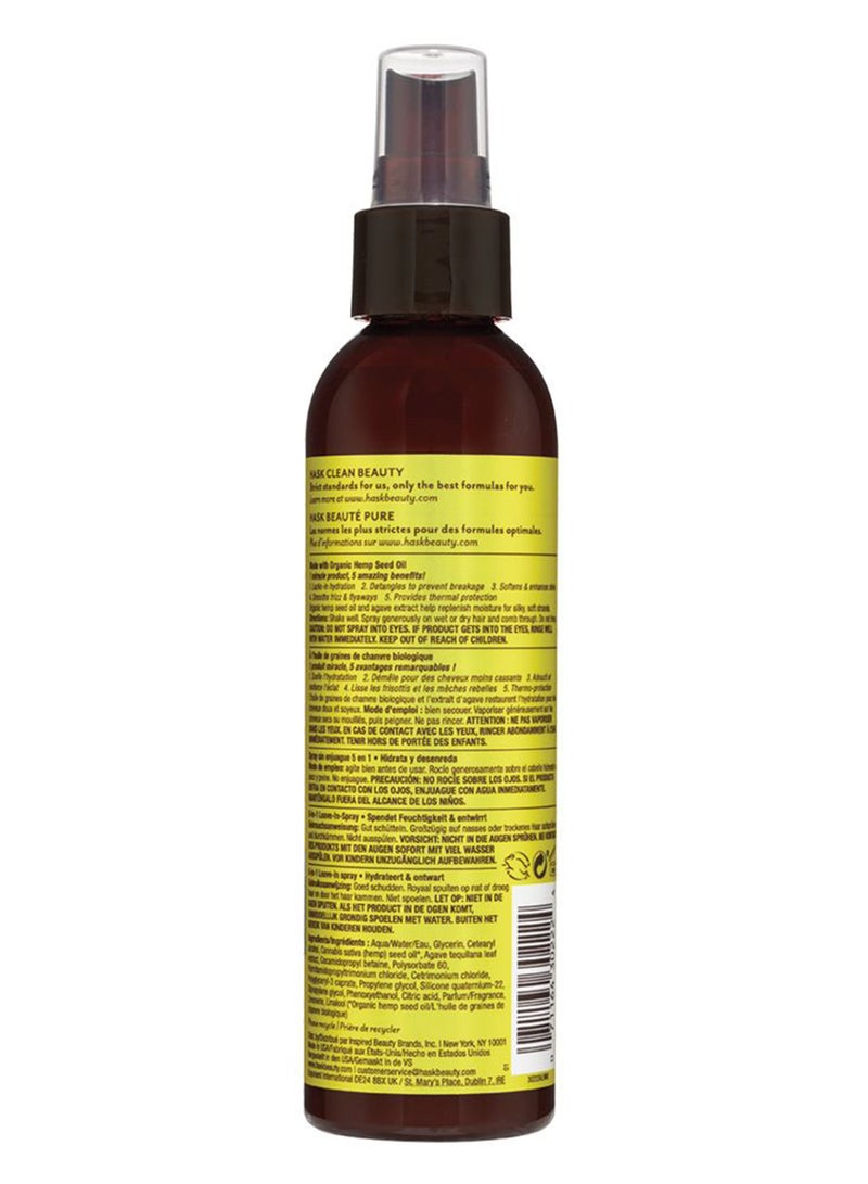HASK Hemp Oil And Agave 5 In 1 Leave-In Spray 175 Ml - Image 2