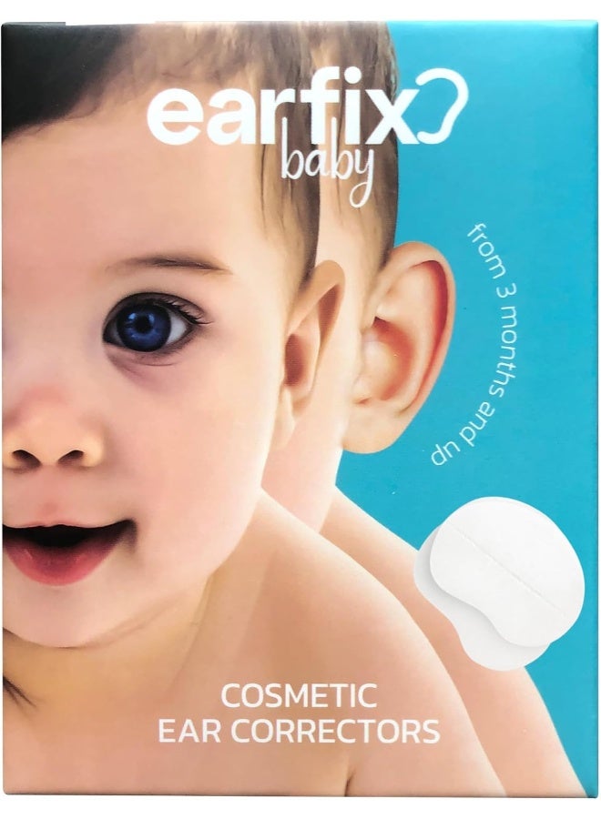 EarFix مصحح أذن الأطفال – 8 قطع ملصقات أذن لتثبيت الأذن – مصحح أذن للأطفال فوق 3 أشهر – ملصقات أذن مقاومة للماء للأذان البارزة، الأذان البارزة - Image 1