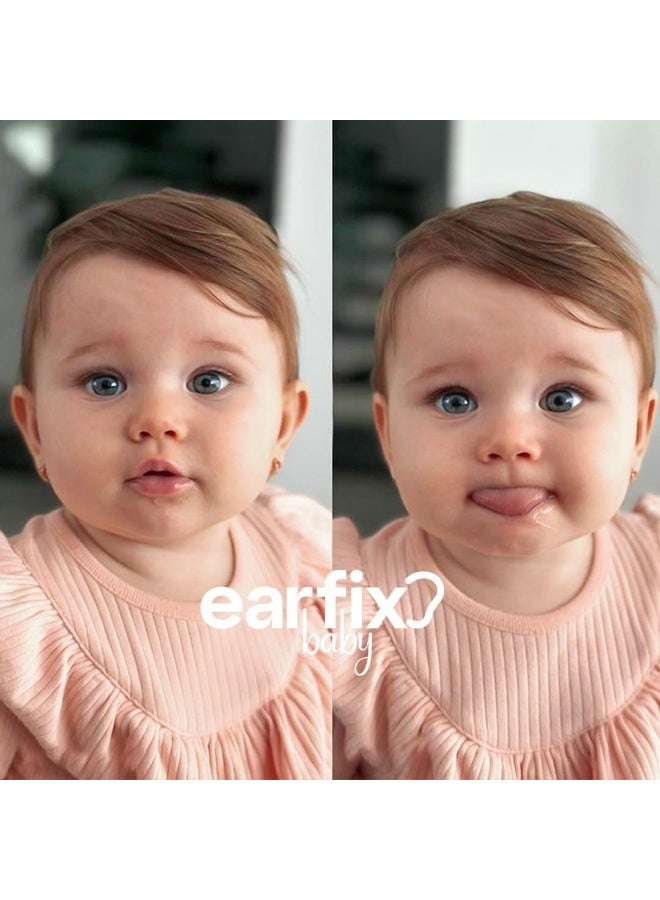 EarFix مصحح أذن الأطفال – 8 قطع ملصقات أذن لتثبيت الأذن – مصحح أذن للأطفال فوق 3 أشهر – ملصقات أذن مقاومة للماء للأذان البارزة، الأذان البارزة - Image 3