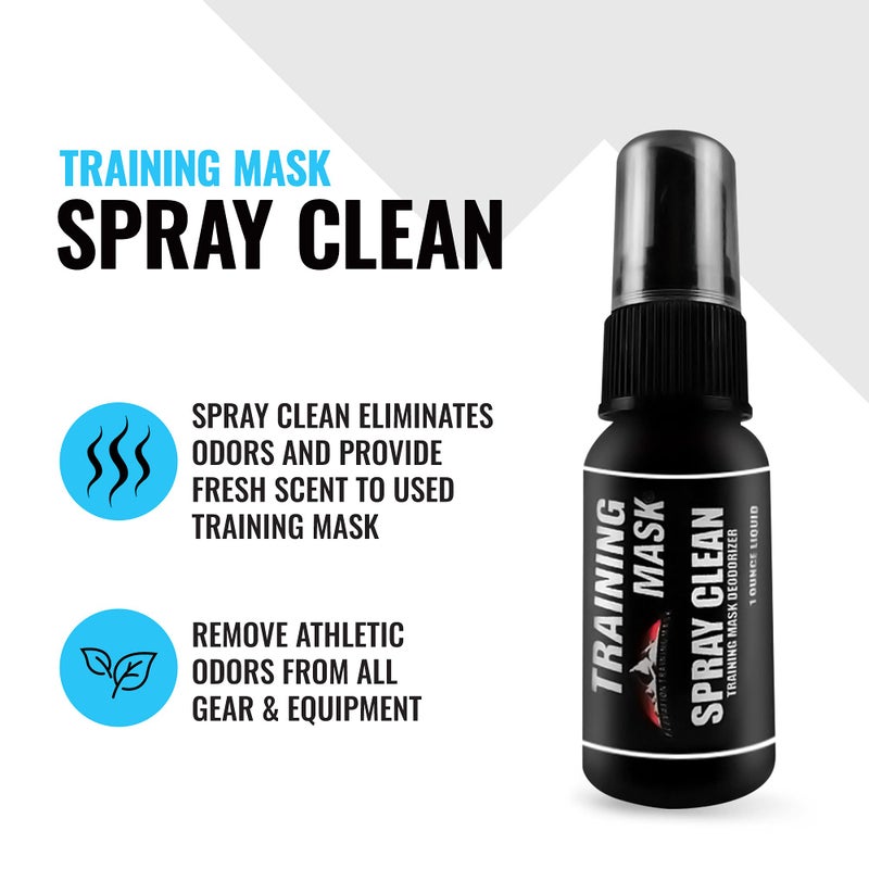 TRAININGMASK - Spray Clean Defense, Multipurpose Face Mask Spray, Mask Spray with Fresh Scent, Deodorizing Fabric Refresher Spray for Face Masks, Gears, and More, 1 fl oz - Image 5
