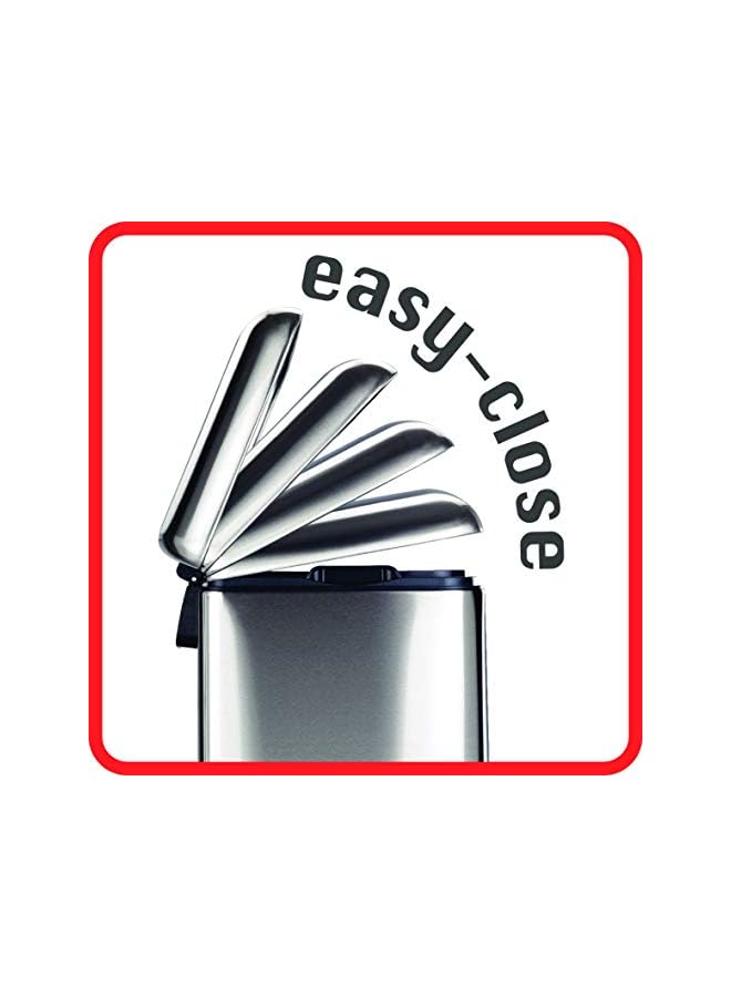 Wenko Pedal Bin Tortona 3L EasyCl., White Matt - Image 4