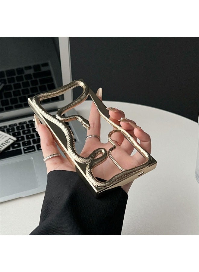 general Suitable for Samsung S25Ultra/S24Ultra/S23Ultra three-dimensional snake protective cover electroplated hollow heat dissipation mobile phone protective cover - Image 2