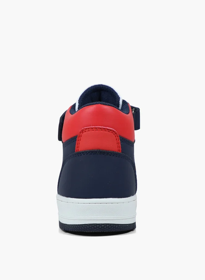 GAP Boys' BOSTON MID II High Top Sneakers with Hook and Loop Closure - GPK5217100216