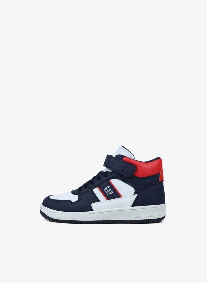GAP Boys' BOSTON MID II High Top Sneakers with Hook and Loop Closure - GPK5217100216 - Image 3