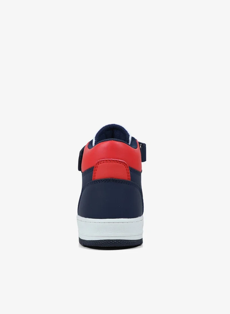 GAP Boys' BOSTON MID II High Top Sneakers with Hook and Loop Closure - GPK5217100216