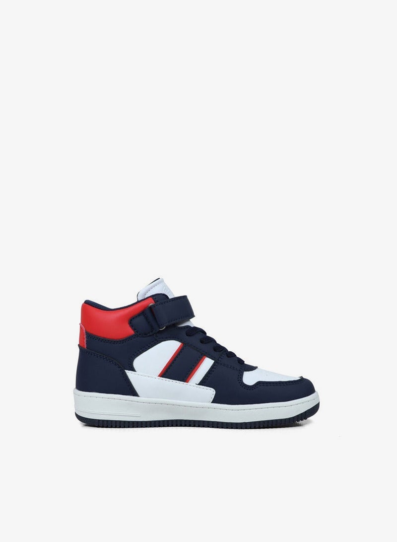 GAP Boys' BOSTON MID II High Top Sneakers with Hook and Loop Closure - GPK5217100216 - Image 1