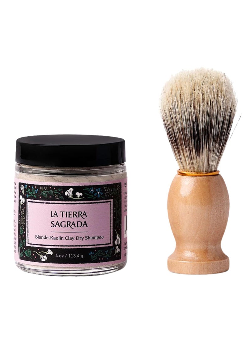 La Tierra Sagrada La Tierra Sagrada  All Natural Dry Shampoo Blonde  With Brush 