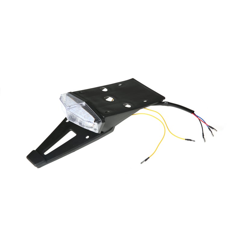 Rear Fender Mount  LED Tail Light Brake Lamp Turn Signals License Plate Stop Light for Custom Off-Road Motorcycle Dirt Bike Steering Lamp/Driving Lamp/Brake Lamp 3-in-1 5 Harness - Image 1